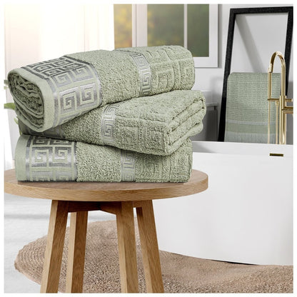 3Pcs Odella Bath Sheet 100% Egyptian Cotton Soft & Absorbent 500 GSM