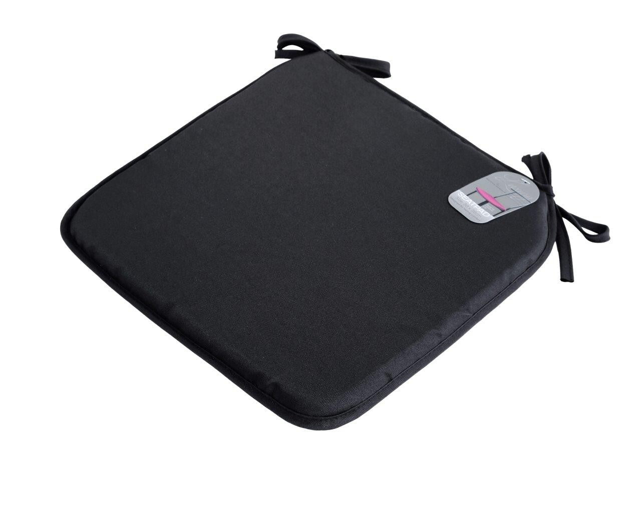 4PCS Chair Seat Pads Cushions with Ties Kitchen Dining Garden Patio 38x38cm