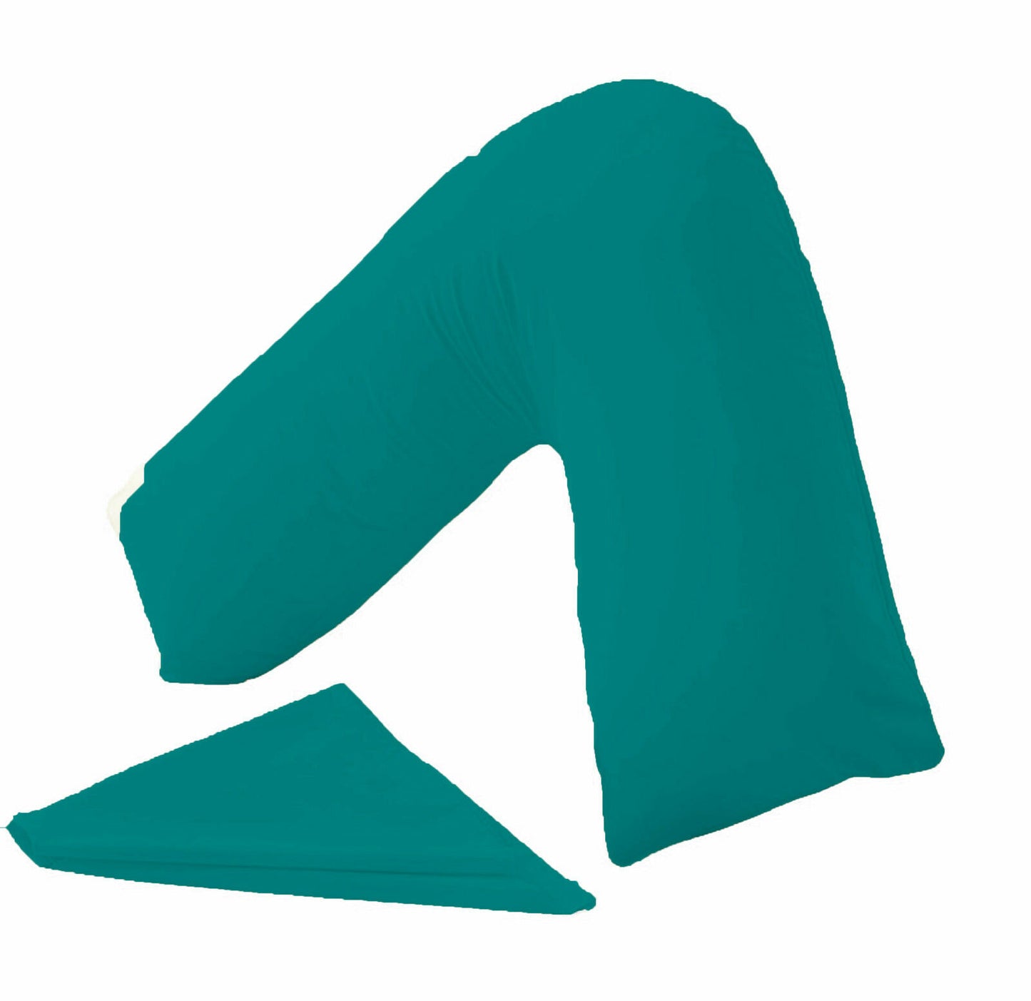 V Shaped Pillow and Case Cover Orthopedic V-Neck Nursing Pregnancy Baby Support