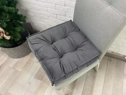 Booster Seat Cushion Pad Velvet Thick Floor Armchair Kitchen Garden Adult Indoor