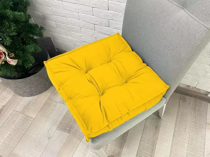 Booster Seat Cushion Pad Velvet Thick Floor Armchair Kitchen Garden Adult Indoor