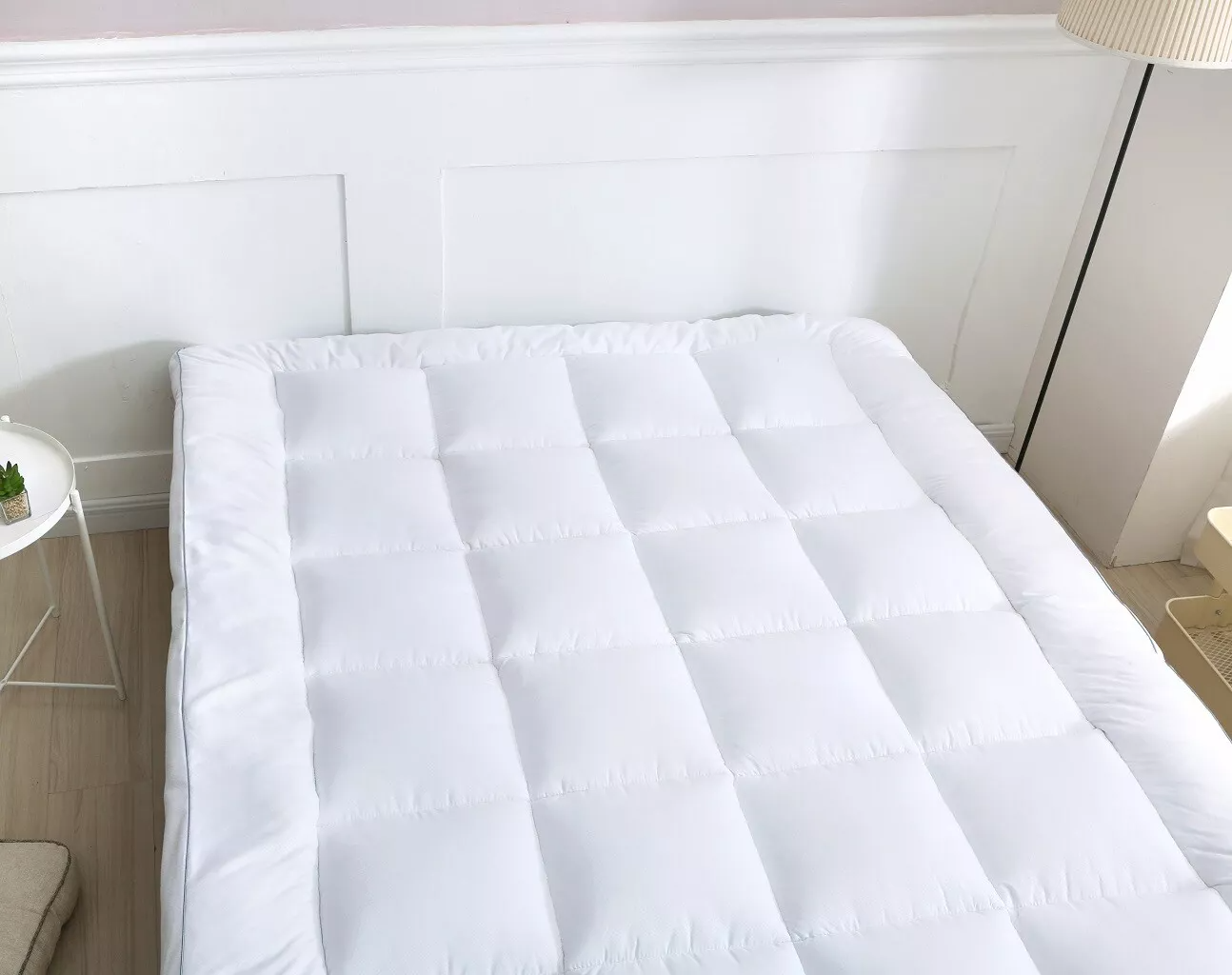 4" Inch Deep Luxury Hotel Quality Gel Microfiber Mattress Topper 10cm All Sizes