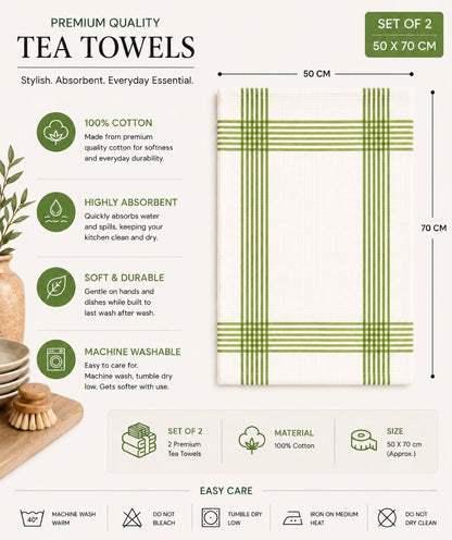 8 PCS 100% COTTON  WAFFLE  TEA TOWELS KITCHEN TOWEL CHECK DESIGN HIGH ABSORBER