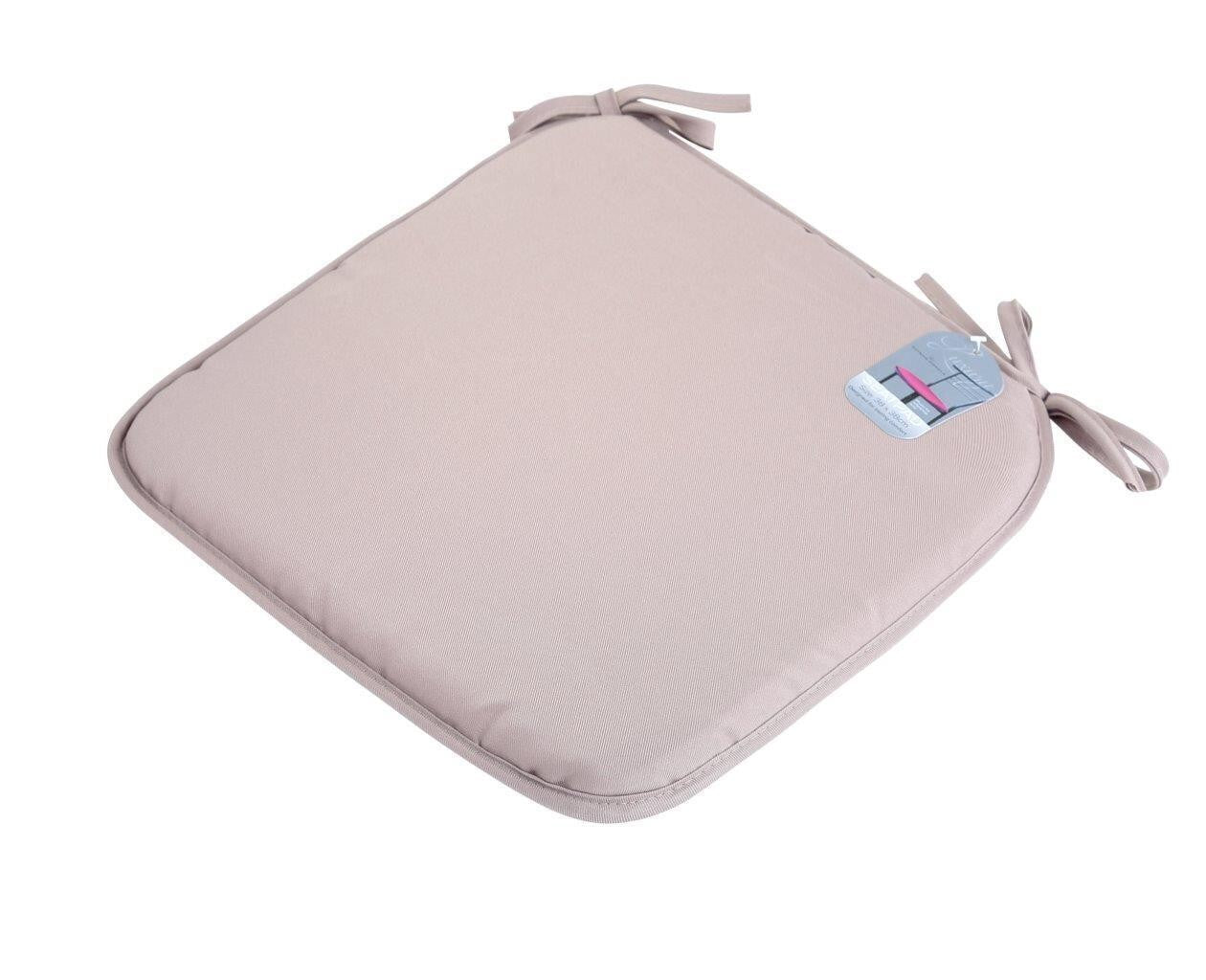 Seat Pads Tie On Plain Chair Cushion Dining Room Kitchen Garden Patio 38x38 cm