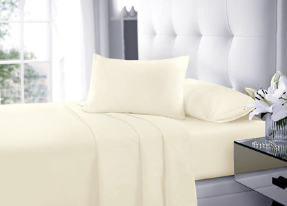 Ultra Soft  Fitted Sheet Bed Sheet 25cm Extra Deep Single Double King all Sizes