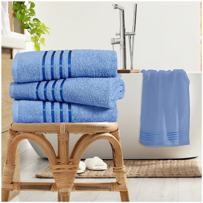 Luxury Hand Towel & Bath Sheet Super Soft 100% Cotton Quickly Dry Estrella Strip