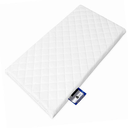 Swinging Crib Bed Mattress Quilted Breathable Cot Cradle Swing Pram Glider
