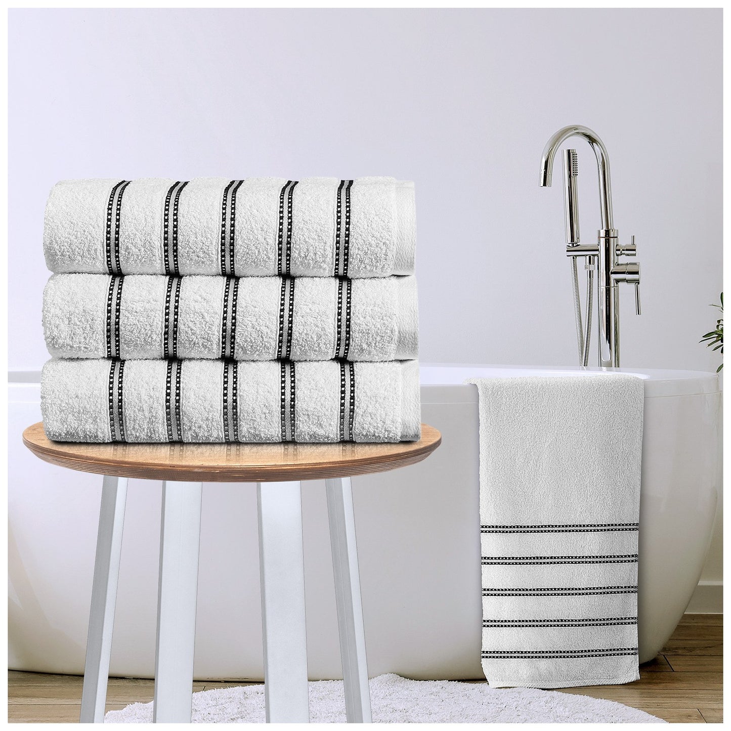 Egyptian Cotton 600 GSM Towels Super Soft Luxury Bath Sheet Face Hand Bath Towel