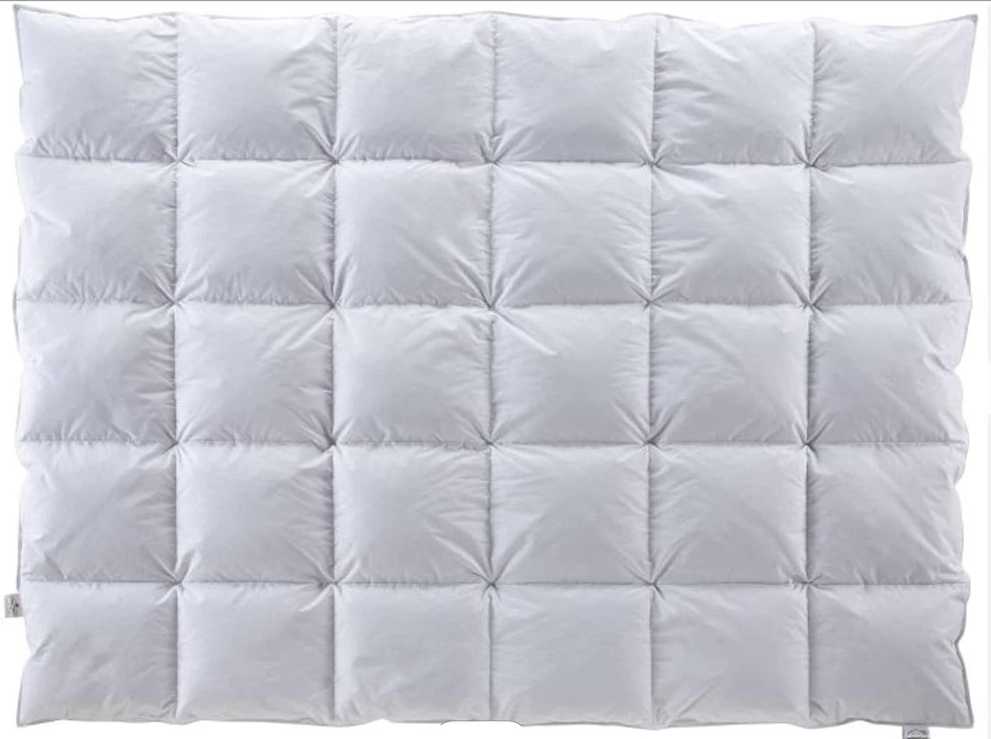 Duck Feather & Down Duvet Hotel Quality Anti-Dust mite Down Quilt Hypoallergenic Super Soft Natural Feather White Duvets, Pure Cotton Down-Proof Casing, Box Stitched