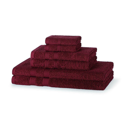 500GSM cotton towel bale set in Latte — warm neutral bathroom towel bundle