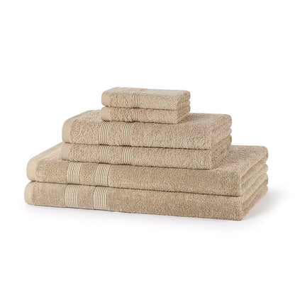 500GSM cotton towel bale set in Pink — soft pastel luxury bathroom towel set