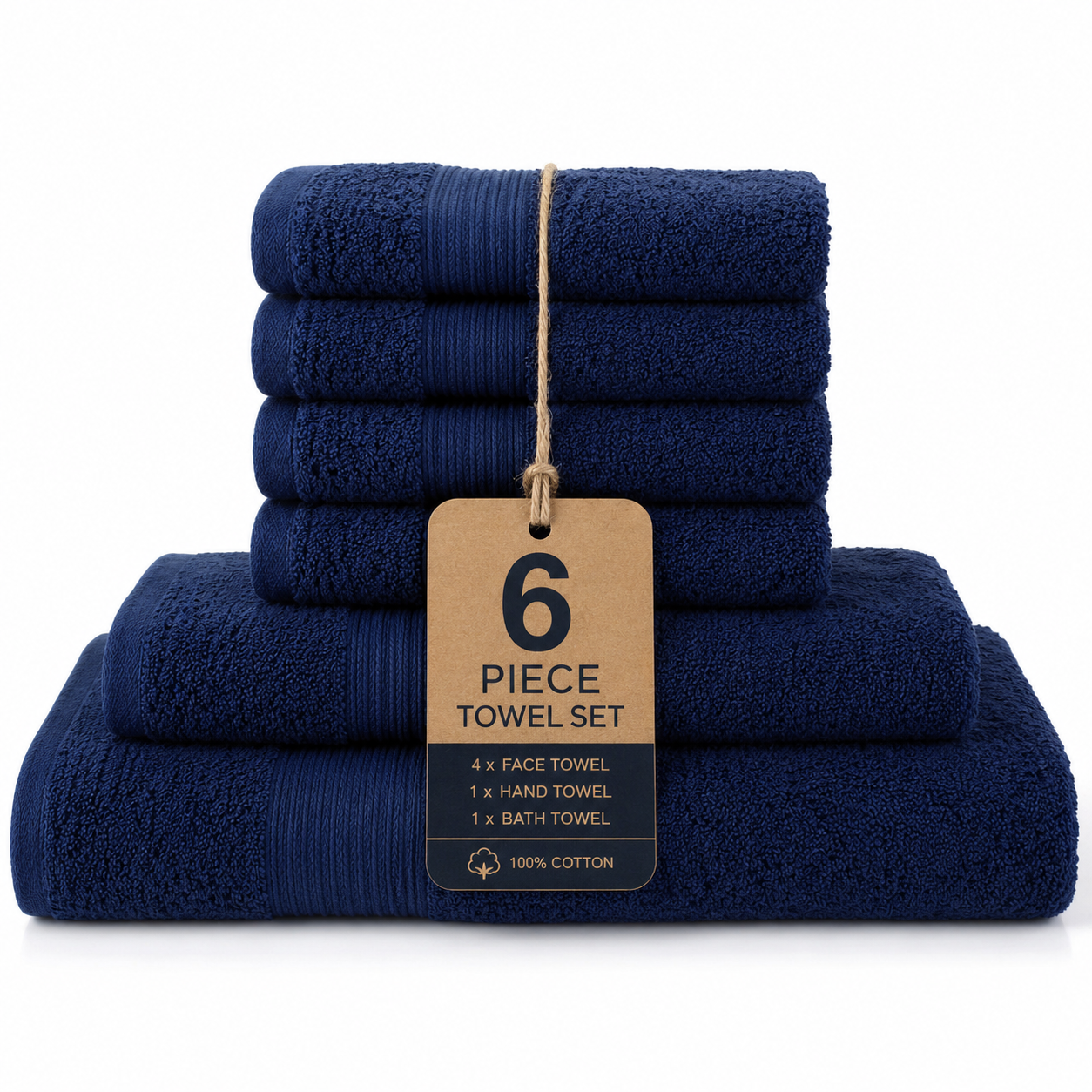 500 GSM Egyptian Cotton Luxury Towels – Super Soft Face Hand Bath Sheet