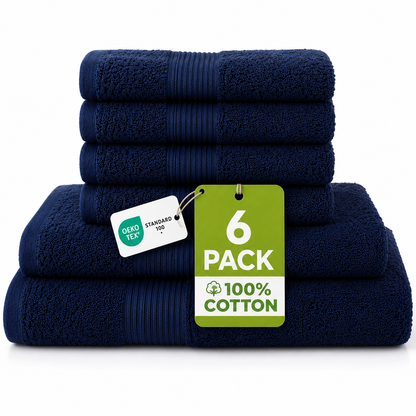 500 GSM Egyptian Cotton Luxury Towels – Super Soft Face Hand Bath Sheet