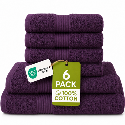 500 GSM Egyptian Cotton Luxury Towels – Super Soft Face Hand Bath Sheet