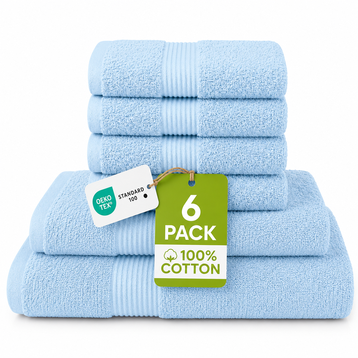 500 GSM Egyptian Cotton Luxury Towels – Super Soft Face Hand Bath Sheet