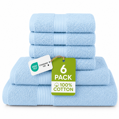 500 GSM Egyptian Cotton Luxury Towels – Super Soft Face Hand Bath Sheet