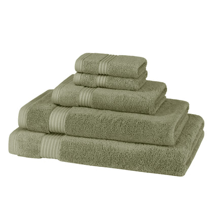 700GSM Bamboo Towel Bale Light Grey neutral 5-piece set