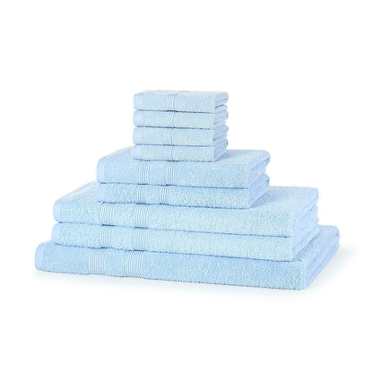 500GSM cotton 9 piece towel bale set in Wine — deep burgundy luxury bathroom towel set