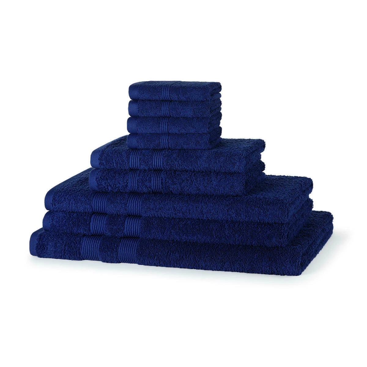 500GSM cotton 9 piece towel bale set in Pink — soft pastel luxury bathroom towel set