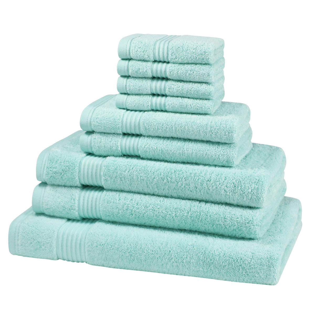 9 Piece Bamboo Towel Bale - Cream