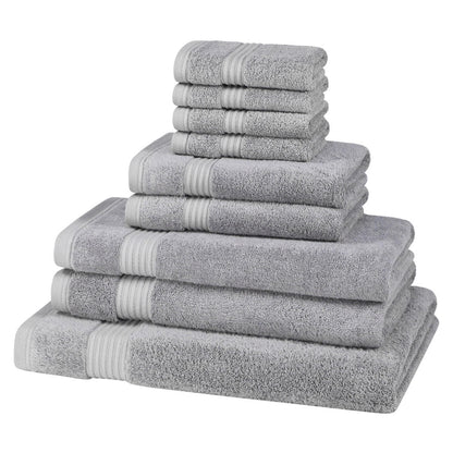 9 Piece Bamboo Towel Bale - White