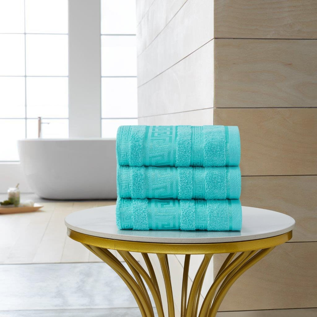 Regent Greek Towels – 100% Egyptian Cotton Towel Set – Luxury Hotel Quality Bath Towels – Soft & Absorbent – Large, Hand & Face Towels – Quick Dry –Bath Sheet, Bath Towel, Face Towel, Jumbo Bath Sheet