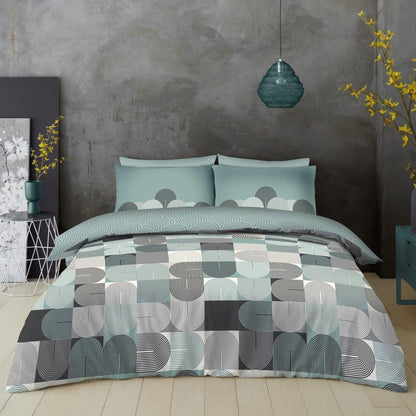 4 Pcs Complete Duvet Cover Set With Matching Bed Sheet & Pillowcases Essentials Single Double King
