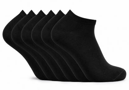 Mens Trainer Liner Ankle Socks 6 / 12 Pairs – Low Cut Sport Gym Socks Size 11-14