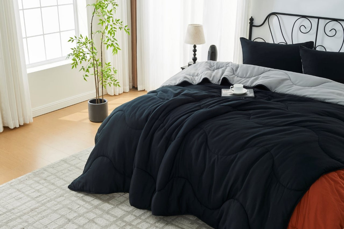 Coverless Quilt 10.5 Tog – Reversible Microfibre All-Season Bedding