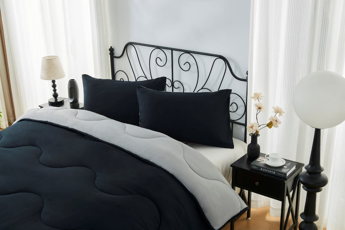 Coverless Quilt 10.5 Tog – Reversible Microfibre All-Season Bedding