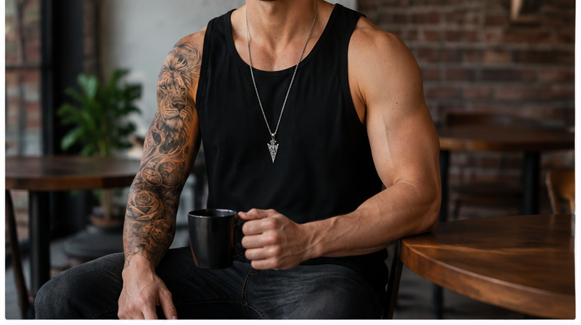 Men's Cotton Vest Tops Sleeveless Gym Tank Tops