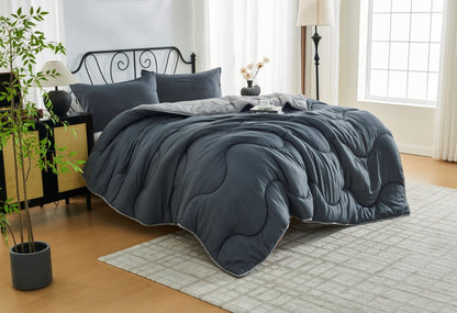 Coverless Quilt 10.5 Tog – Reversible Microfibre All-Season Bedding