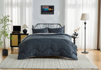 Coverless Quilt 10.5 Tog – Reversible Microfibre All-Season Bedding