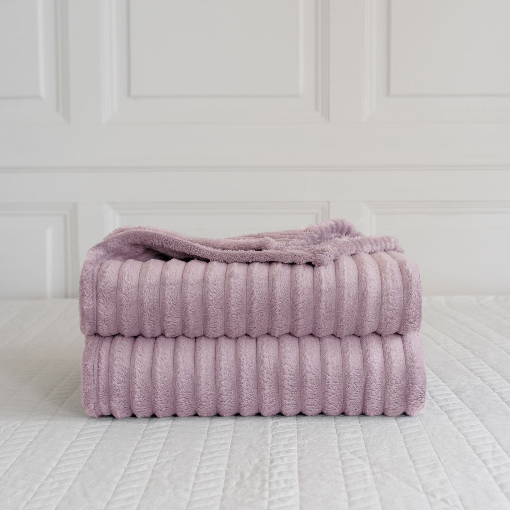 Chunky Cord Throw Sofa Bed Fleece Blankets