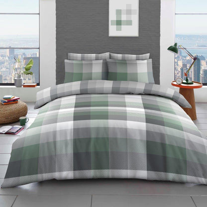 4 Pcs Complete Duvet Cover Set With Matching Bed Sheet & Pillowcases Essentials Single Double King