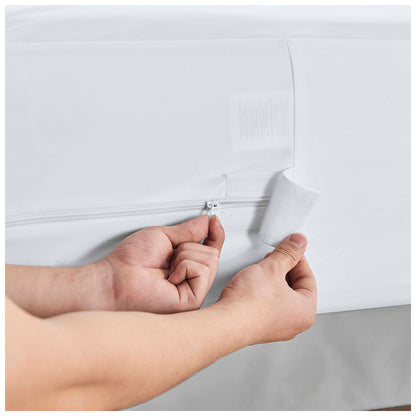 Anti Bed Bug Mattress Protector Zipped Waterproof Cover – Full Encasement Zip Closure – Breathable, Dust Mite & Allergy Barrier – Soft Noiseless Fabric – Single, Double, King & Super King Sizes – Bed Bug Proof Mattress Cover for Total Protection