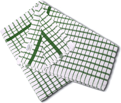 100% Cotton Terry Towelling Tea Towels | Pack of 6 | Kitchen Hand Towels Dish Cloth Super Absorbent Soft Touch
