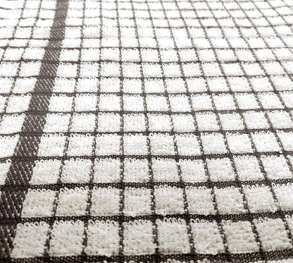 100% Cotton Terry Towelling Tea Towels | Pack of 6 | Kitchen Hand Towels Dish Cloth Super Absorbent Soft Touch