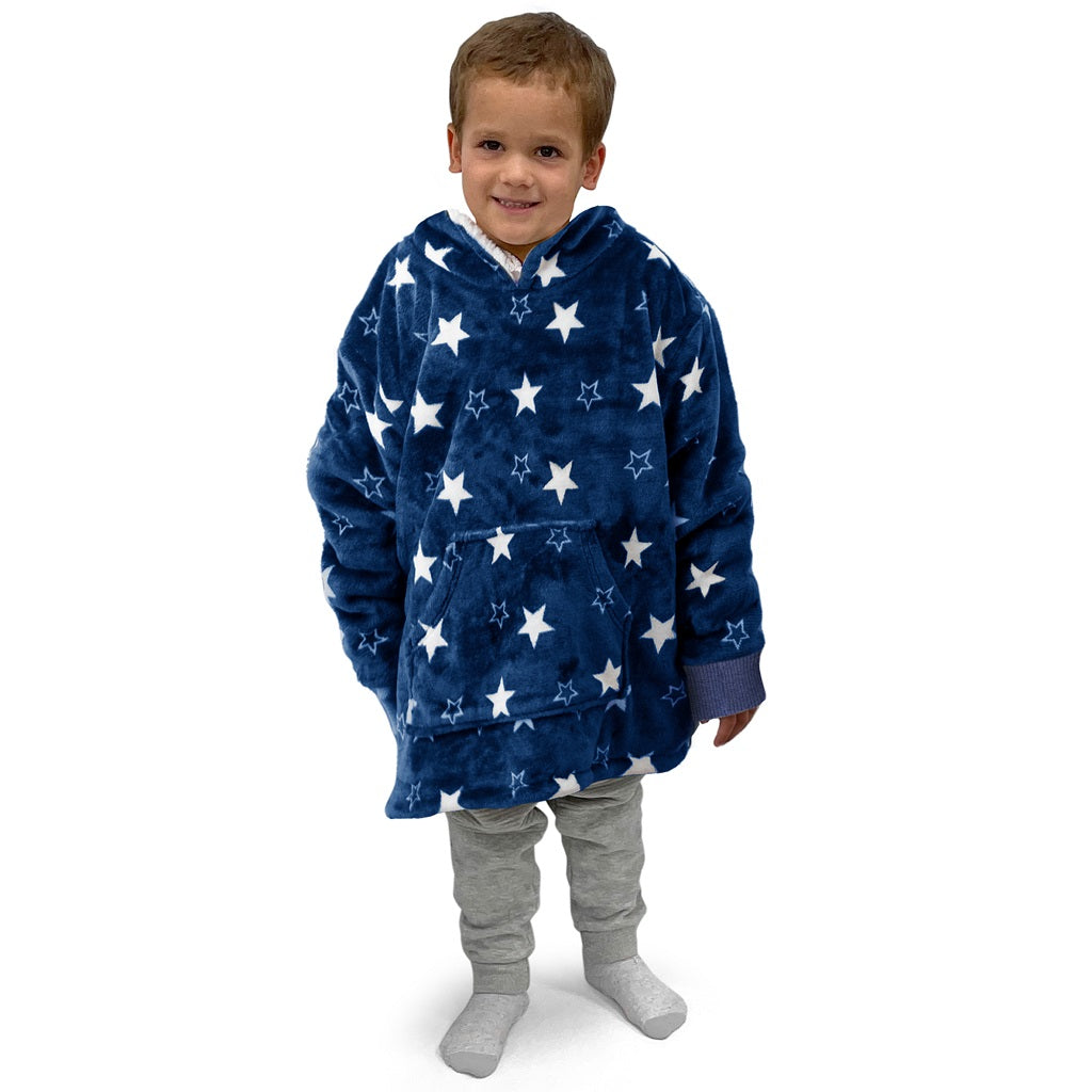 Kids Oversized Hoodie Fleece Blanket