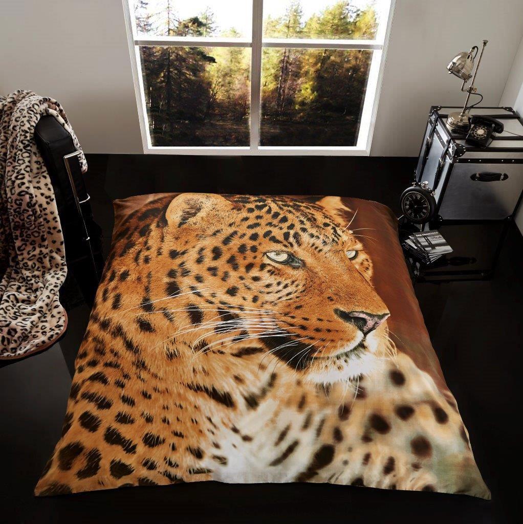 3D Animal Print Throw Soft Warm Faux Fur Fleece Sofa Bed Blanket Double King