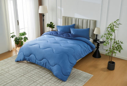 Coverless Quilt 10.5 Tog – Reversible Microfibre All-Season Bedding
