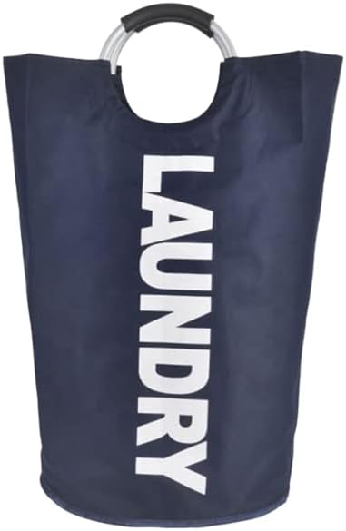 90L Large Collapsible Laundry Basket with Handles Large Washing Laundry Hamper Foldable Wash Bin Waterproof Clothes Bag Storage Bucket (6 Colors) for Bedroom & Bathroom