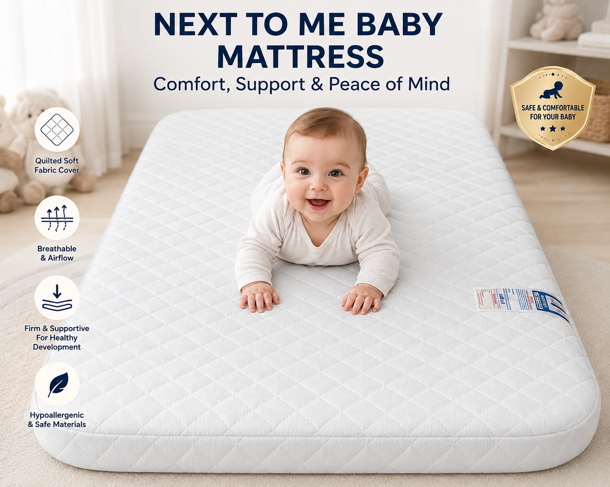 Next to Me Deluxe Crib Mattress – Compatible Bedside Crib Next 2 Me