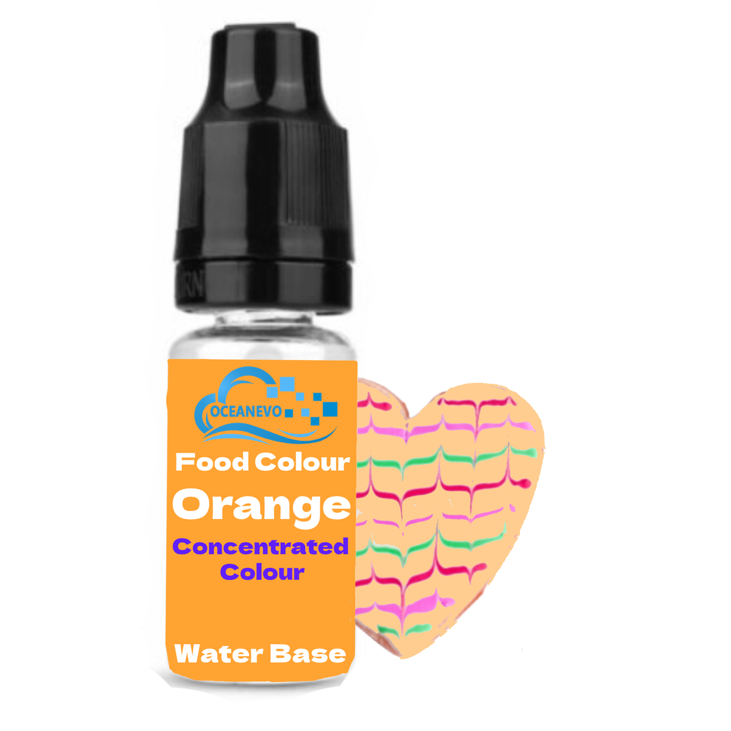 Food Colouring - Liquid Concentrated Food Colours for Ice-cream, Fondant, Cake Icing & Decorating, Baking Edible Food Grade Dye Droplets