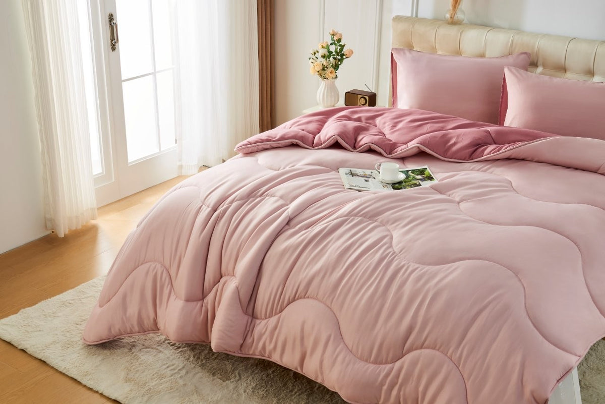 Coverless Quilt 10.5 Tog – Reversible Microfibre All-Season Bedding