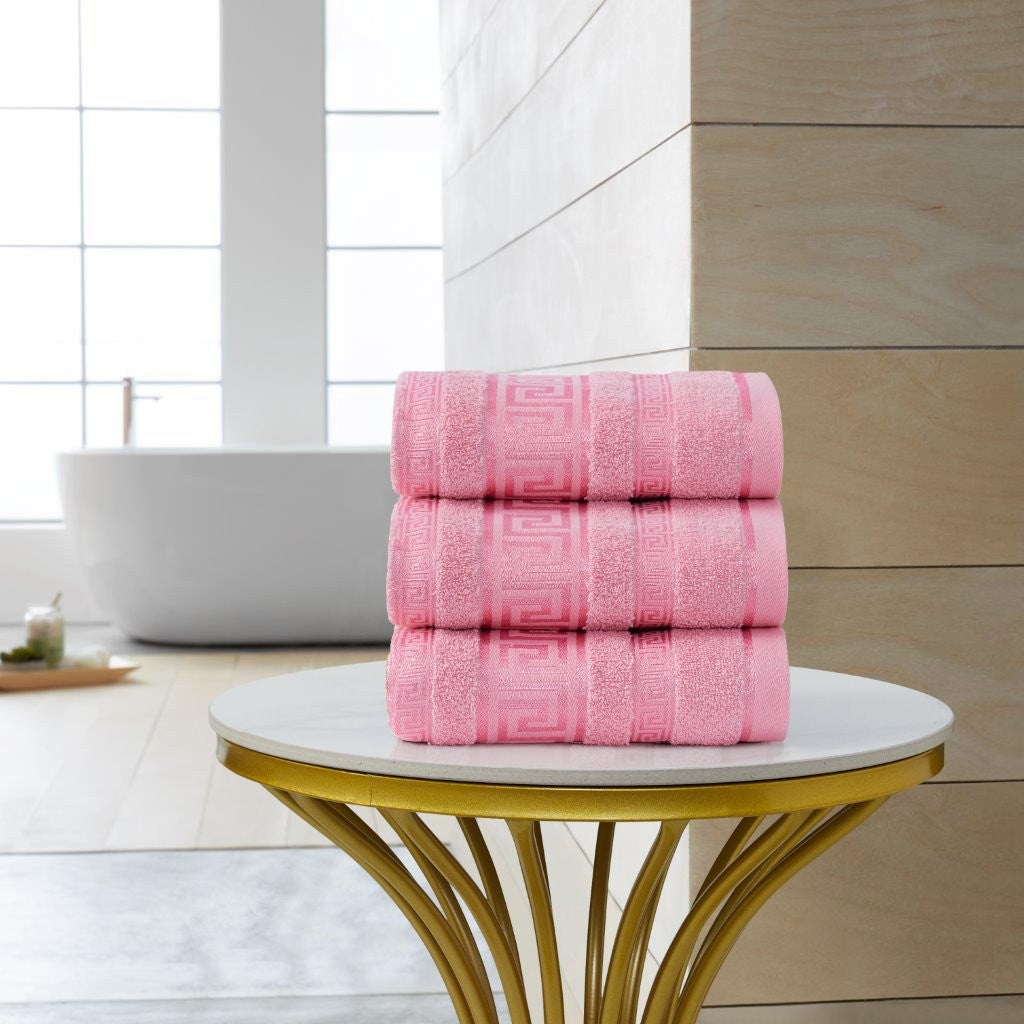 Regent Greek Towels – 100% Egyptian Cotton Towel Set – Luxury Hotel Quality Bath Towels – Soft & Absorbent – Large, Hand & Face Towels – Quick Dry –Bath Sheet, Bath Towel, Face Towel, Jumbo Bath Sheet