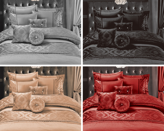 Casablanca Embroidery Lace Duvet Cover Sets Polyester Cushion Curtains Bedspread