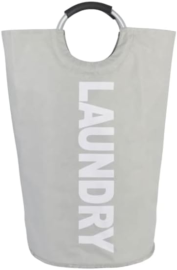 90L Large Collapsible Laundry Basket with Handles Large Washing Laundry Hamper Foldable Wash Bin Waterproof Clothes Bag Storage Bucket (6 Colors) for Bedroom & Bathroom