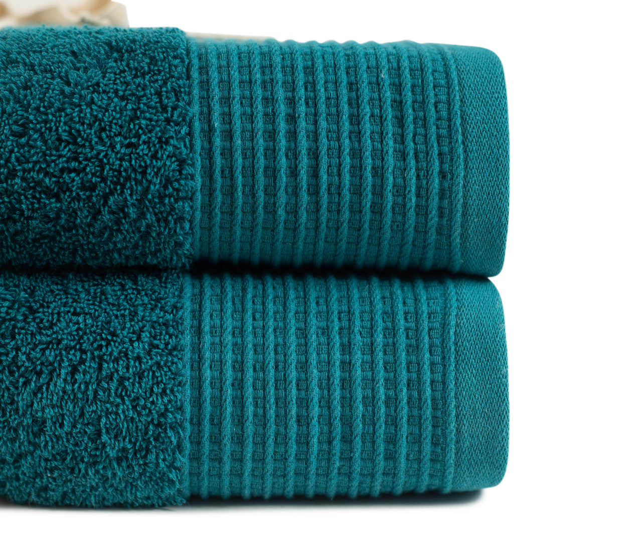 Blue Lagoon 100% Pure Organic Cotton Bath Towel gift ribboned pack of 2