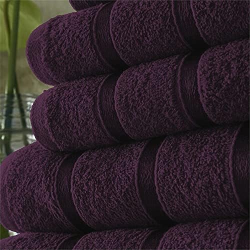 Egyptian Cotton Bath Towels Super Absorbent Quick Dry Extra Soft Hand & Face Towels 8 pcs Bale Set